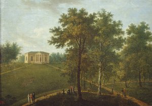 Temple de la Vérité. Vue dans le parc du domaine Kurakin Nadezhdino