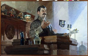 Joseph Staline redéfinit la constitution soviétique lors du 8e congrès extraordinaire des soviets le 5 décembre 1936