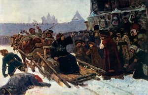 Le Boyar Morozova une étude, 1881, 1965 - Vasily Surikov