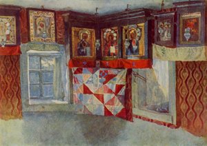 La chapelle du village, 1880-1889 - Vasily Surikov