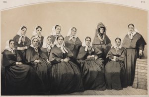 Les infirmières de la Commune de Krestovozdvizhenskaya, 1854