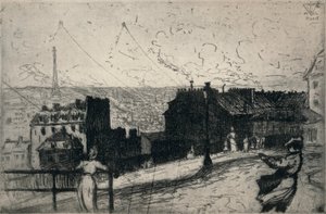 Les cerfs-volants, Montmartre, 1915