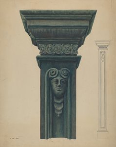 Pilier en fonte - Vera Van Voris