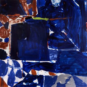 Abstraction bleu profond - Vered Gersztenkorn