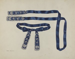 Cravate en taffetas perlé pour homme - Verna Tallman
