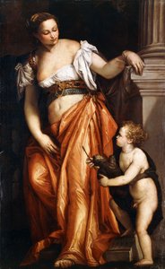 Une personnification de la Sculpture, vers 1557-59