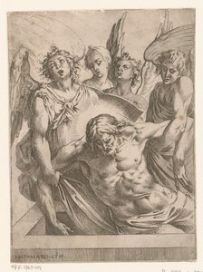 Anges avec le corps du Christ