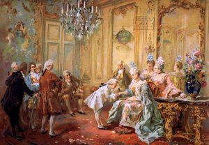 Mozart et Mme de Pompadour, c.1900