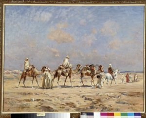 Caravane dans le désert