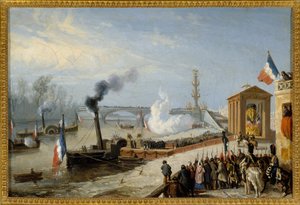 Débarquement des cendres de Napoléon Ier à Courbevoie, 15 décembre - Victor Adam