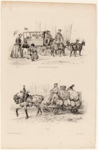 Omnibus sur les Champs-Élysées, c.1841-44