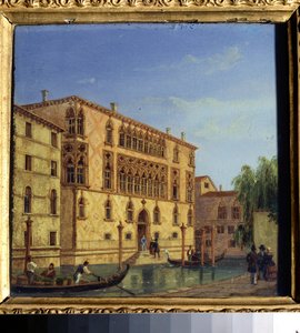 Vue de Venise : le palais Giovanelli