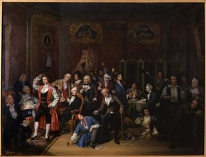 Hugues Bouffe dans le salon du Théâtre des Variétés - Victor Darjou