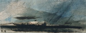 Ville au crépuscule - Victor Hugo