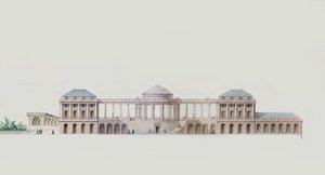 Premier dessin pour le Château du Bouilh, Saint André de Cubzac, Aquitaine, c.1787