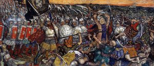 La Bataille de Koulikovo le 8 septembre - Victor Mikhailovich Vasnetsov