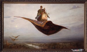 Monter sur un tapis volant - Victor Mikhailovich Vasnetsov