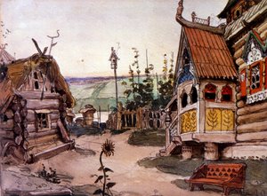 Nina Slobodka Berendeevka par Viktor Mikhaylovich Vasnetsov (1848-1926)