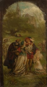 Le chevalier Hartmut de Kronberg prend congé de ses proches