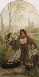 Ritter Hartmut von Kronberg prend congé de ses proches