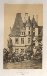 Architecture Pittoresque ou Monuments des XVeme et XVIeme Siecles: Chateaux de France des XV et XVI Siecles: Pl. 49, Château De Lion (Calvados)