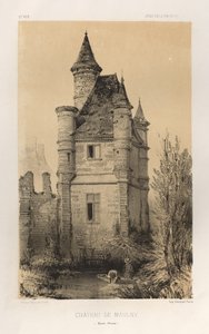 Architecture Pittoresque ou Monuments des XVeme et XVIeme Siecles: Chateaux De France des XV et XVI Siecles: Pl.11, Chateau De Maulny (Haute-Marne)