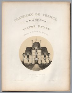 Frontispice, Porte du Château de St Manvieux Calvados, 1860 - Victor Petit