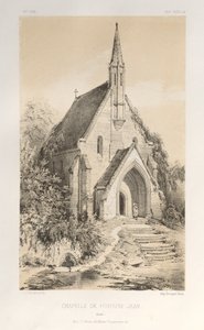 ...Pl.22, Chapelle de Fontaine-Jean Loiret, publié en 1860 - Victor Petit