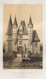 Pl. 88, Ancien Château de Barou Calvados, 1860 - Victor Petit