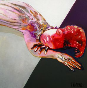 Figure abstraite éclatante