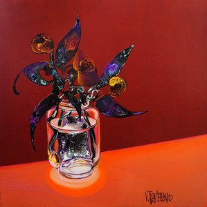 Nature morte abstraite vibrante