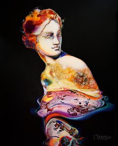 Statue fluide et vivante