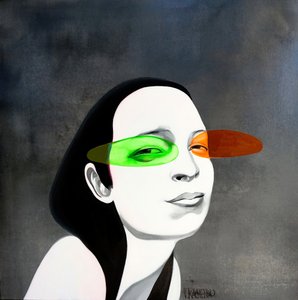 Une femme au regard vif - Victor Tkachenko