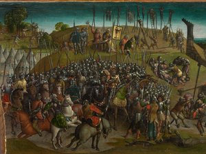 Conquête de Jérusalem par Titus (prédelle)