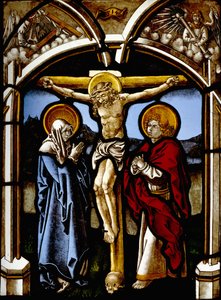 La Crucifixion avec la Vierge, Saint Jean et des anges