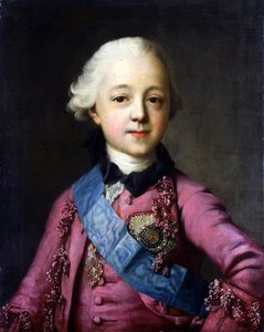 Portrait du Grand-Duc Pavel Petrovich 1754-1801