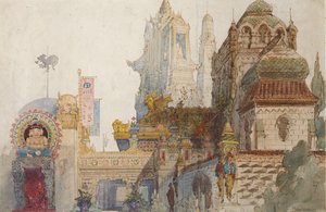 Décor de scène pour l