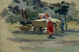 Les Doukhobors à Borjomi, 1895 - Viktor Elpidiforovich Borisov Musatov