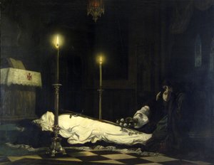 Le Deuil de László Hunyadi - Viktor Madarász
