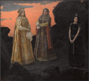 Trois reines du royaume souterrain, 1879