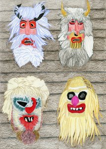 Masques folkloriques d