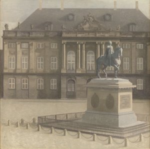 Place Amalienborg, Copenhague - Vilhelm Hammershøi