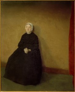 Une vieille femme - Vilhelm Hammershoi
