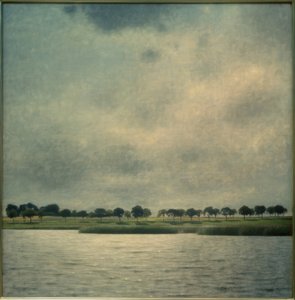 Lac de Gentofte - Vilhelm Hammershoi