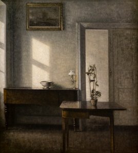Intérieur avec un pot de fleurs, Bredgade 25