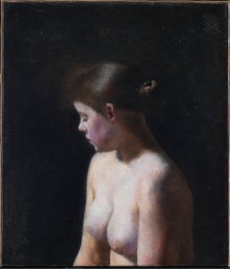 Modèle féminin nu - Vilhelm Hammershøi