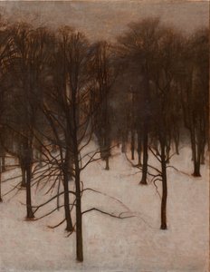 Parc de Sondermarken en hiver - Vilhelm Hammershoi