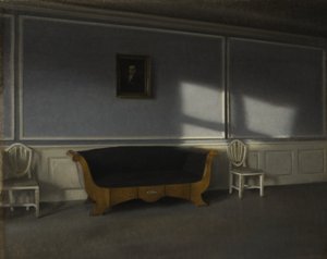 Soleil dans le salon III, c.1905 - Vilhelm Hammershoi