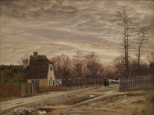 Soir après un dégel. Taabæk, au nord de Copenhague - Vilhelm Kyhn