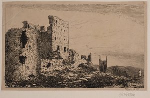 Hammershus à Bornholm - Vilhelm Kyhn